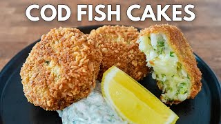 Cod Fish Cakes | Golden & Crisp Fish Patties Recipe