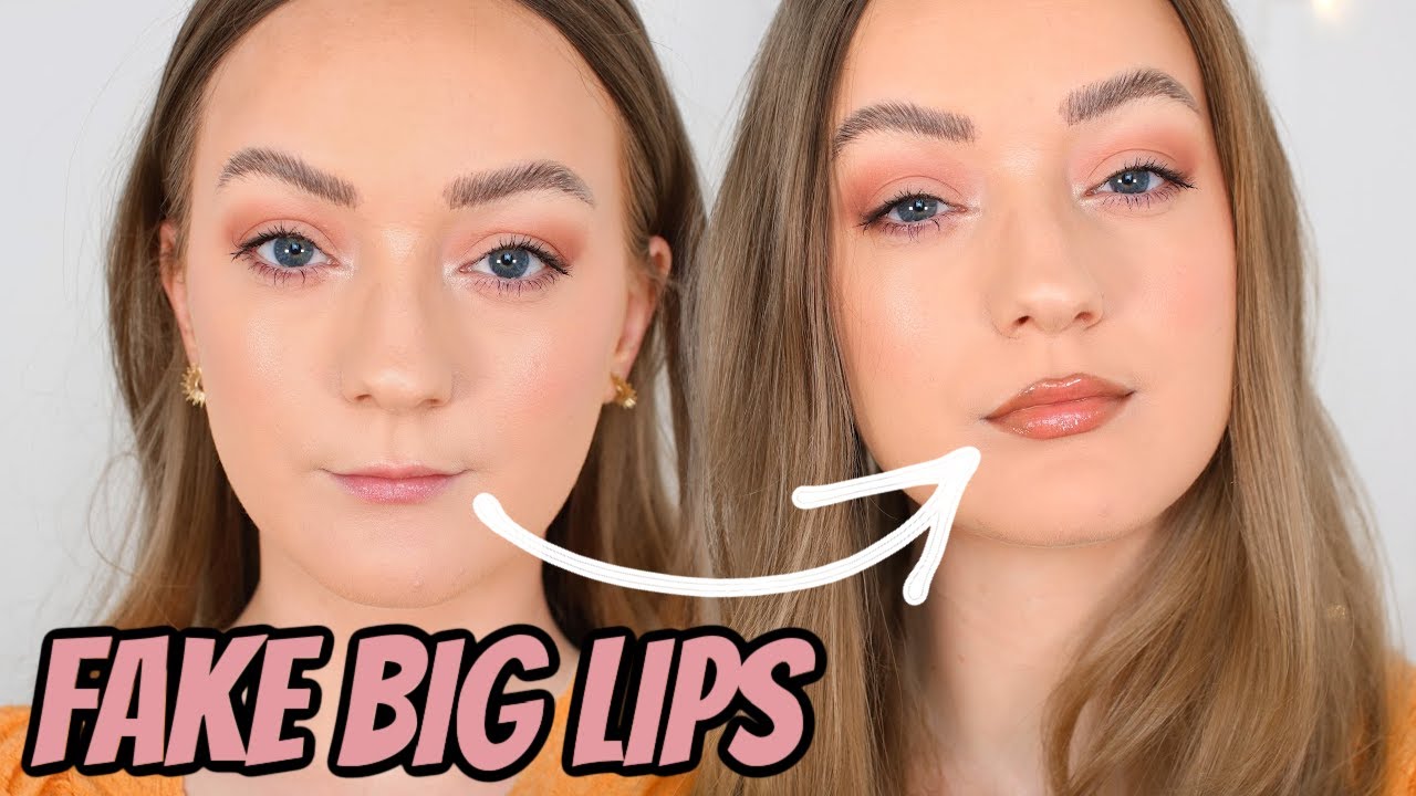 HOW TO Make TINY Lips Look BIGGER !! Tips to Fake Big Lips With Makeup 