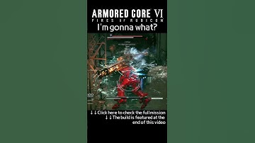 Iguazu vanished as if he had never been here#armoredcore6 #gaming #ac6#nodamage