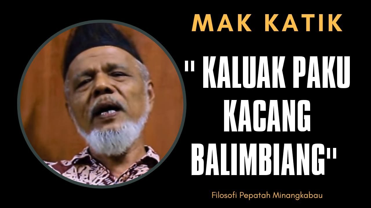 Pidato Minang Sambah Manyambah Gambaran