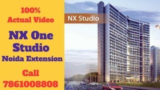 NX One | ☎+91-7861008808 | Studio Apartment for Sale in Techzone 4 Noida Extension | Actual Video