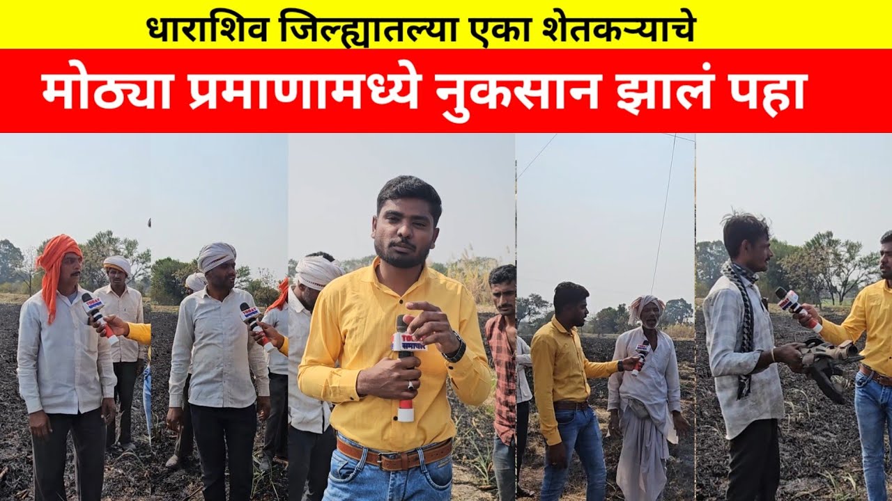 धाराशिव जिल्ह्यातल्या एका शेतकऱ्याचे मोठ्या प्रमाणामध्ये नुकसान झालं पहा?