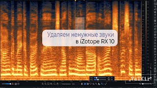 iZotope RX 10 | Удаление ненужных звуков через спектр