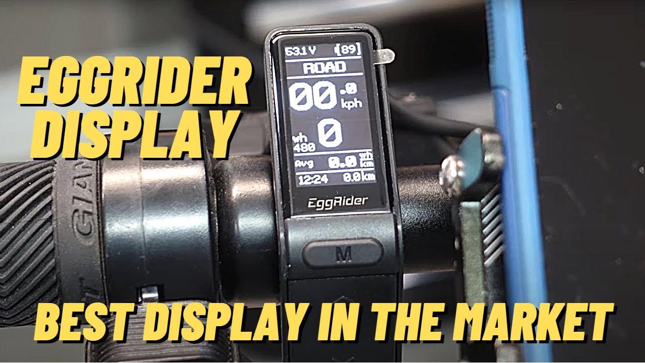 The Best Ebike Display: EggRider v2 Bluetooth Display Complete Guide Bafang