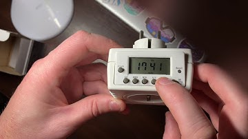 Розетка таймер Feron (настройка)