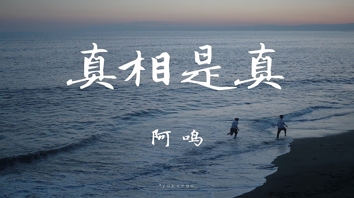 阿鳴-真相是真「可我只看向他眼底 而千萬人歡呼什麽」【動態歌詞/Lyrics/無損音質】♪