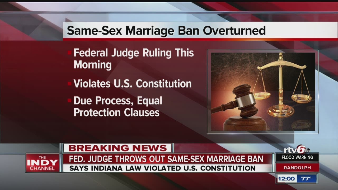 Indiana passes gay marriage ban