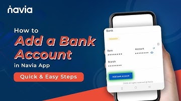 How to add a Bank Account in Navia App?