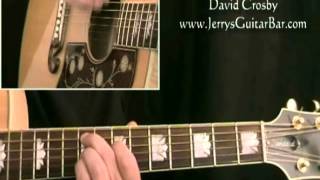 How To Play David Crosby Triad (intro only) chords