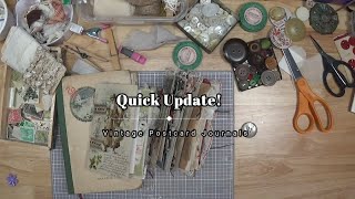 Quick Update | Vintage Postcard Journals #journals #update by Purple Cottage Crafts 365 views 1 year ago 3 minutes, 58 seconds