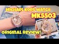 MICHAEL KORS MK5503 WATCH AUTHENTIC PAWNABLE UNBOXING &amp; REVIEW | Rhem’zVlog❤️