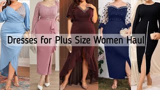 Plus size party wear dress designs collection with names| Dresses for plus size women haul