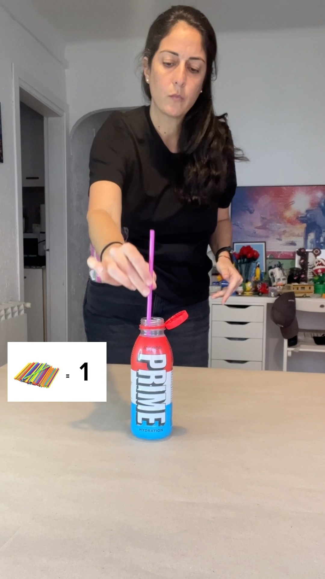 Intentando beber mi PRIME jajaja ? #icepop #drinkprime