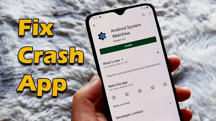 How to Fix Crash App "Android System Webview" Update