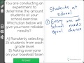 Random Sampling in Student Exercise Study