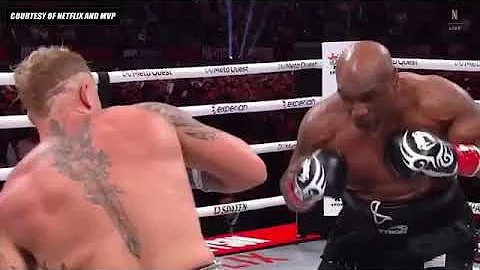 Jake Paul vs  Mike Tyson FIGHT HIGHLIGHTS ESPN Ringside online video cutter com