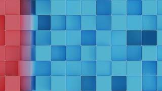 Abstract Blue Red Background 4K 60FPS Cube Color Changing Motion Background Loop