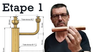 Façonnage d&#39;un échangeur de chaleur en tube de cuivre - Partie 1