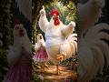 White Rooster Dance 🐔🔥 Jungle Love Dance Video | Funny Chicken Dance Shorts #shorts