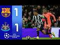 ملخص اهداف مباراة برشلونه ونيوكاسل يونايتد 1 1 مباراة مثيرة جدا L دوري ابطال اوروبا