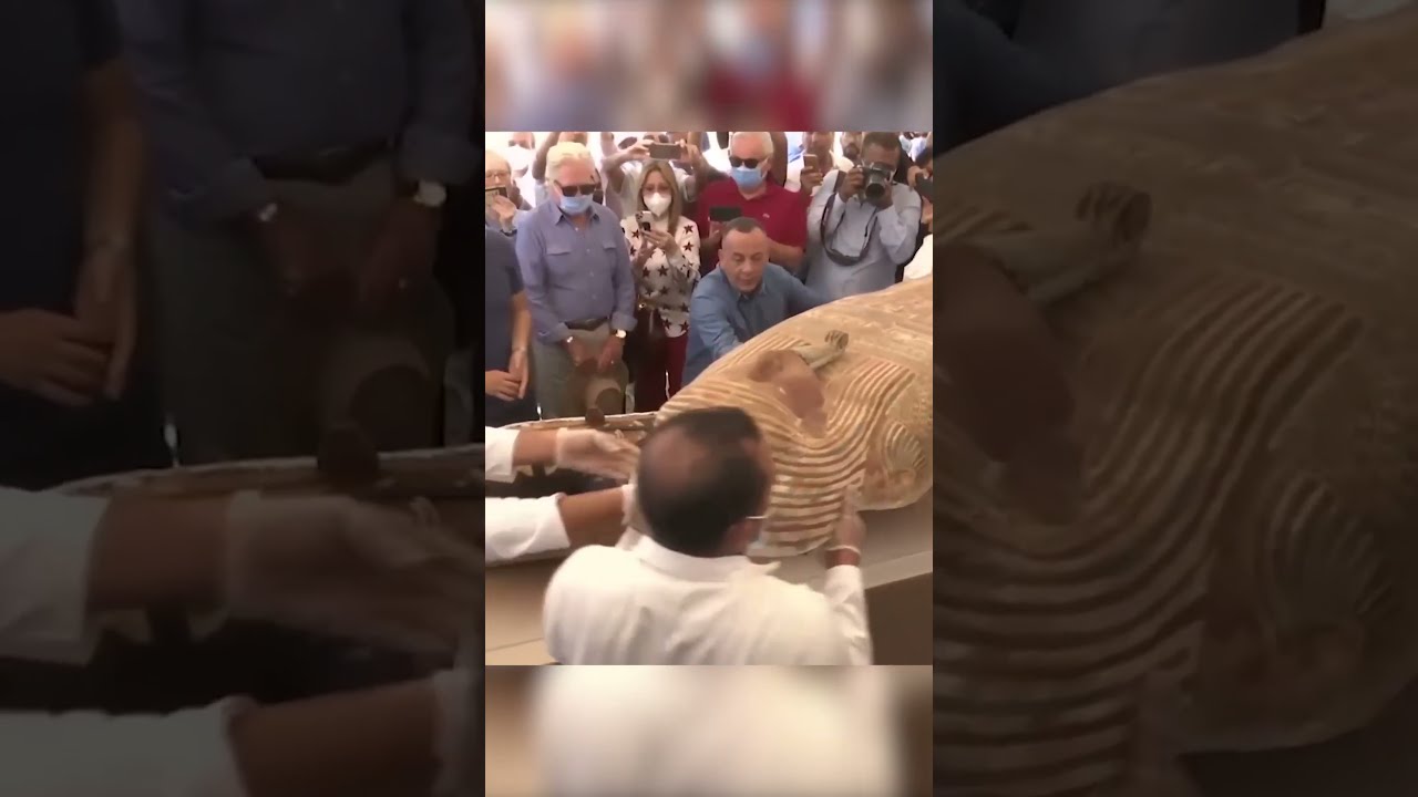 This Mummy Tomb Was Opened After Being Sealed For 2600 Years Egypt Pyramid