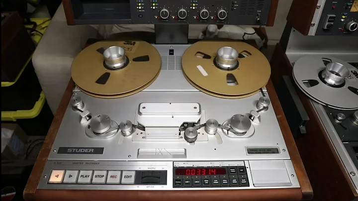 STUDER A820 1/2" tape functions test