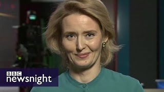 RT presenter Oksana Boyko responds to Boris Johnson - BBC Newsnight screenshot 3
