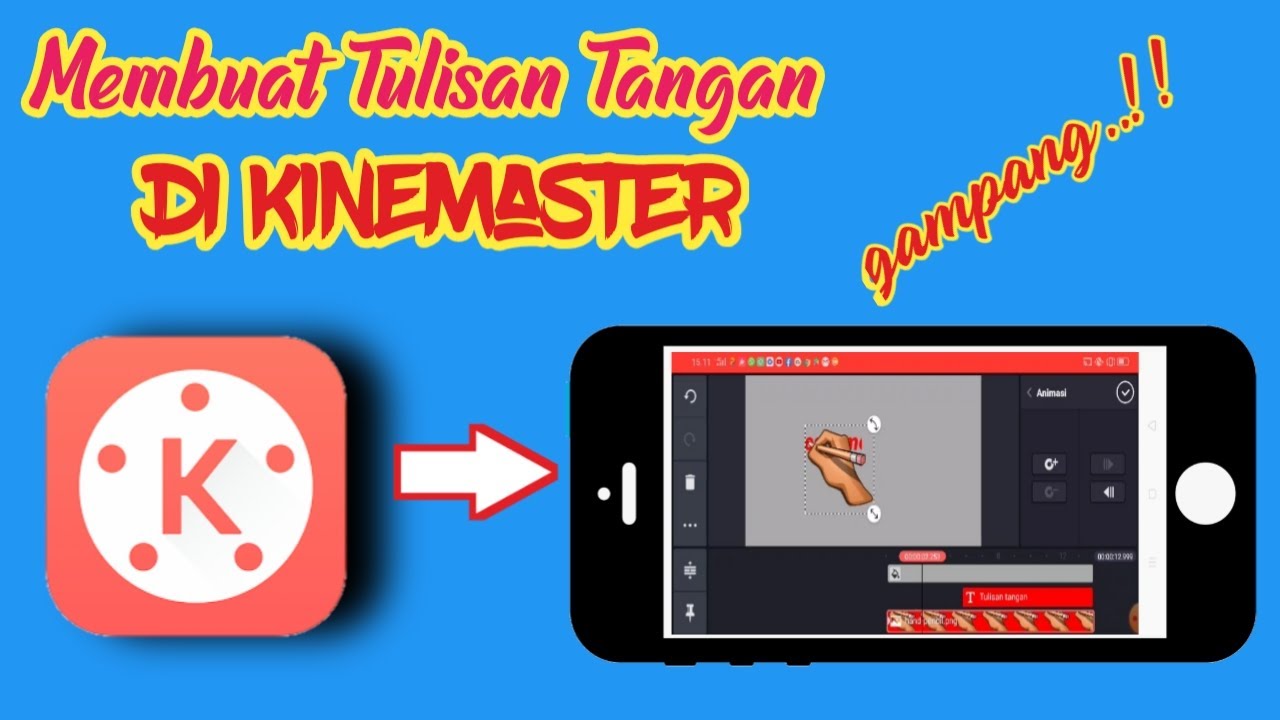  Cara  Membuat  Tulisan  Tangan Di KineMaster YouTube