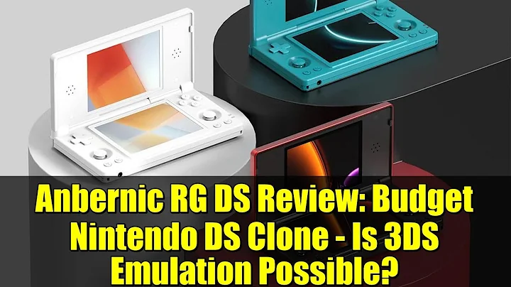 Anbernic RG DS Review: Budget Nintendo DS Clone - Is 3DS Emulation Possible?