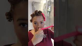 Part 2 taking down my flexi rod set on fine 4c hair #4chair #naturalhairjourney #flexirods