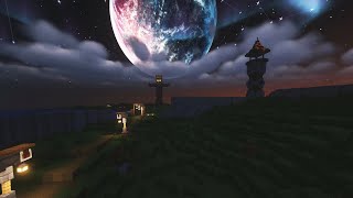 Minecraft Animation Background 🌙 Night Ambient Music