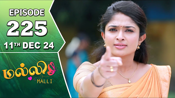 Malli Serial | Episode 225 | 11th Dec 2024 | Nikitha | Vijay | Saregama TV Shows Tamil