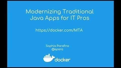 Modernizing Traditional Java Apps for IT Pros, Part 4
