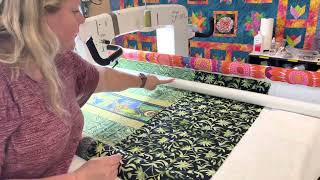 Drag & Drop and Quilting Space with the Handi Quilter ProStitcher. Keep your quilts square!