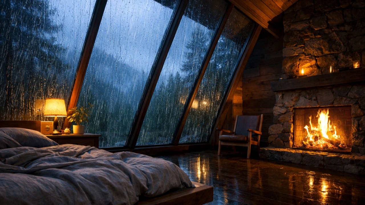 Relaxing Rain ASMR 🌧️ Soft Rainfall Sounds for Sleep, Stress Relief & Calm Mind
