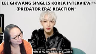 First Time Watching Lee Gikwang's Singles Korea Interview (Predator Era) | A Lee Gikwang Reaction