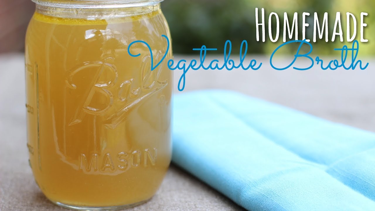 Homemade Vegetable Broth YouTube