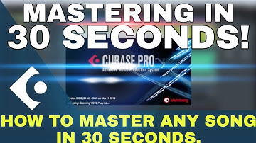 HOW TO MASTER ANY SONG IN 30 SECONDS. #CUBASE #HOWTOMASTERASONG