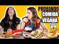 PROBANDO COMIDA VEGANA QUE NO SABE A PASTO!!! ft SOY ELISA