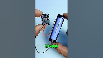 Use TP4056 charging module #yt
