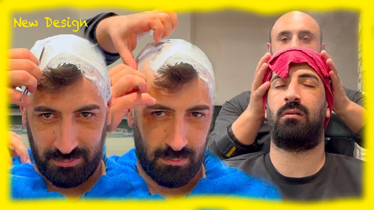 Styling a Distinctive Haircut for My Bold Client | ASMR HEAD SHAVE