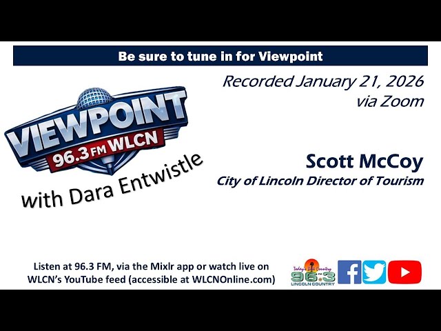 1/28/2026- Viewpoint w/Dara Entwistle | Guest: Scott McCoy, City