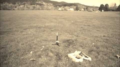 Prototype rocket launch film edited