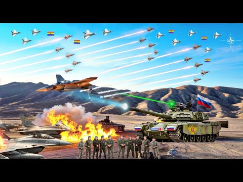 Laser Defense Unleashed! Russia Stops NATO Airstrike with 50 Jets – ARMA 3