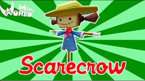 Mini Word: Block Art - Cách làm bù nhìn!!