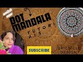 Brown Theme Dot Mandala Painting on 14"| Round MDF Board|Easy Mandala Art Tutorial ✨️🤍 #dotmandala