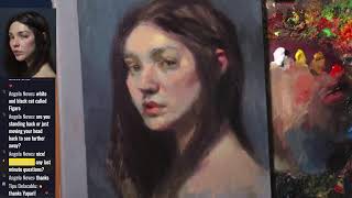 Portrait Painting LIVE! | Old School Style COLOR MIXING!