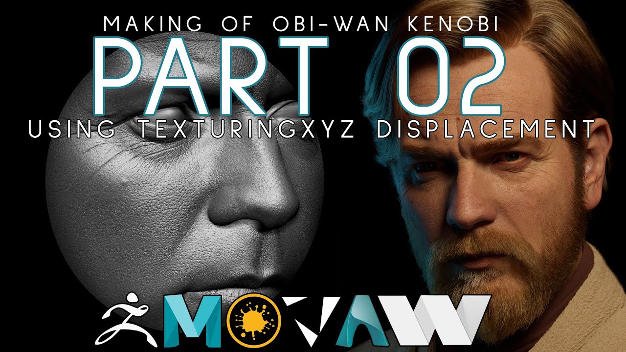 Making of Obi-Wan Kenobi PART 02: Using TexturingXYZ Displacement