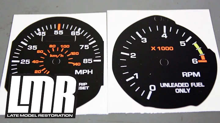 Mustang Black Face Gauge Kits (79-86 Fox Body)