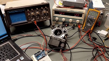 Trionic 7 throttle body actuator PWM test Arduino